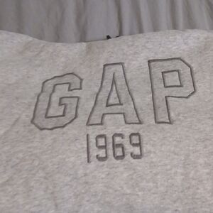 GAP Light Gray Logo Pullover with 1969 Print